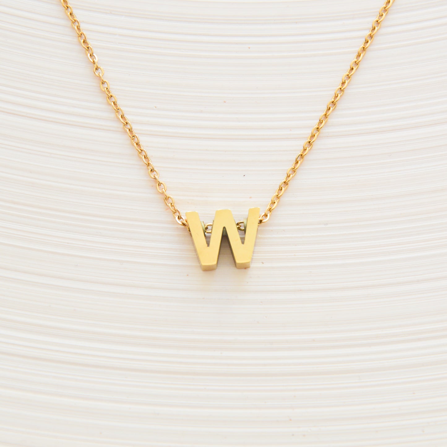 Alphabetic Letter Necklace