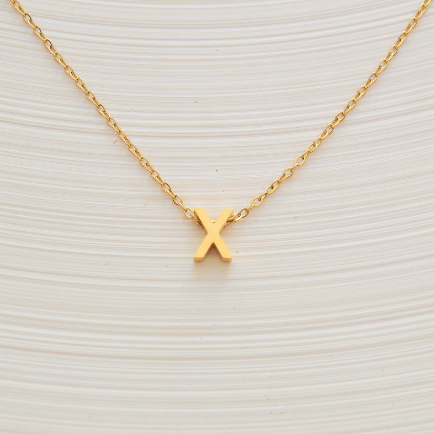 Alphabetic Letter Necklace