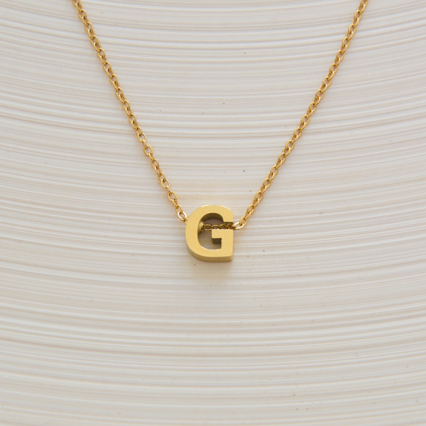Alphabetic Letter Necklace