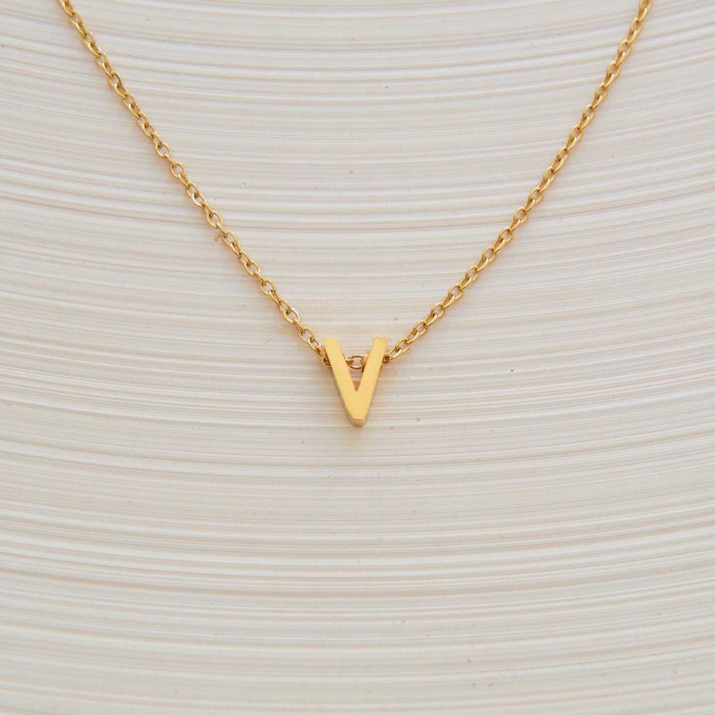Alphabetic Letter Necklace