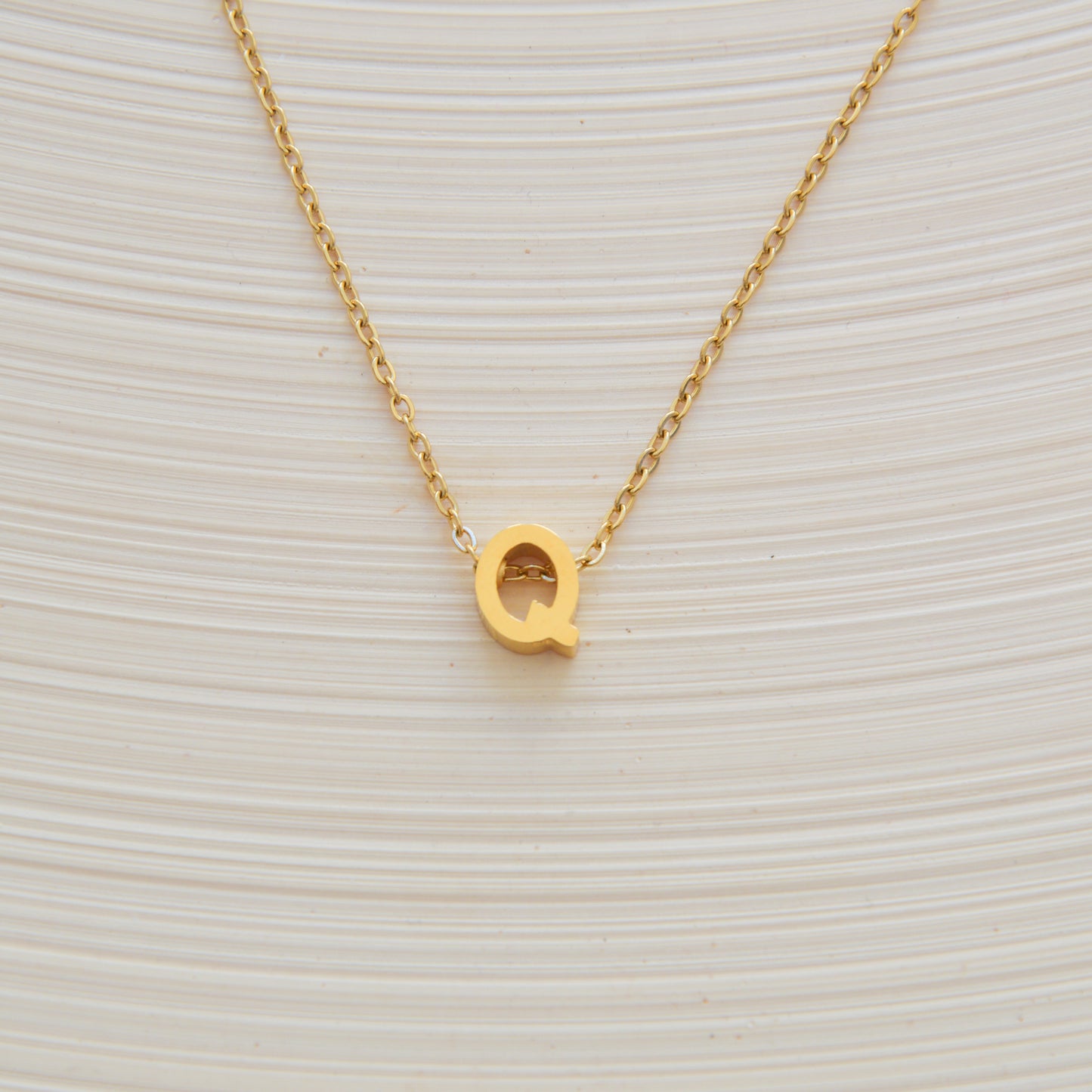 Alphabetic Letter Necklace