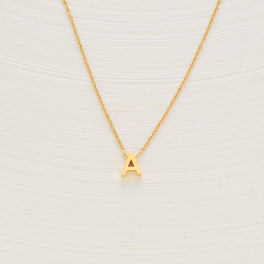 Alphabetic Letter Necklace